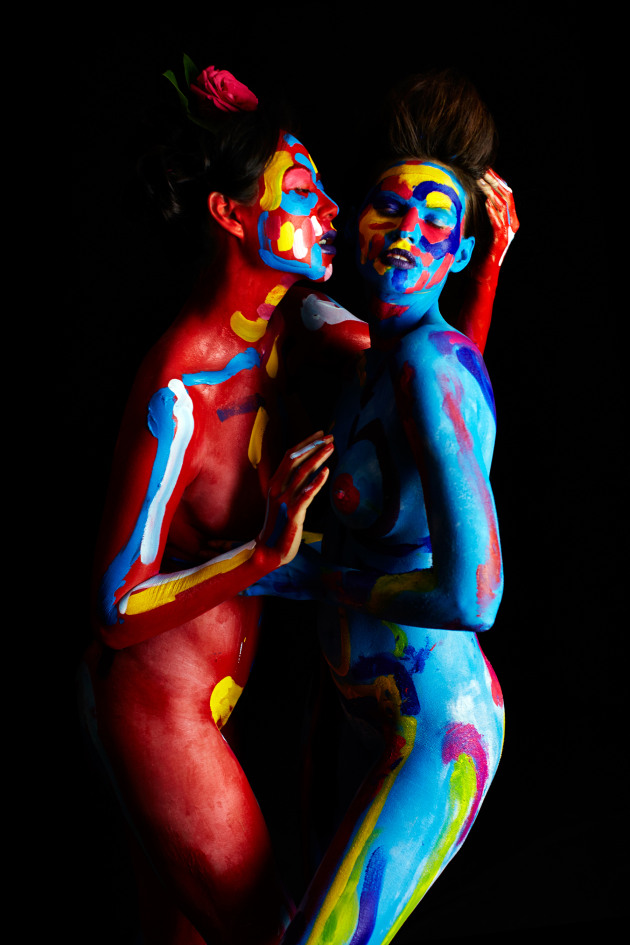 Angel & Hana, from the series, Raw Beauty. © Antoine Verglas.