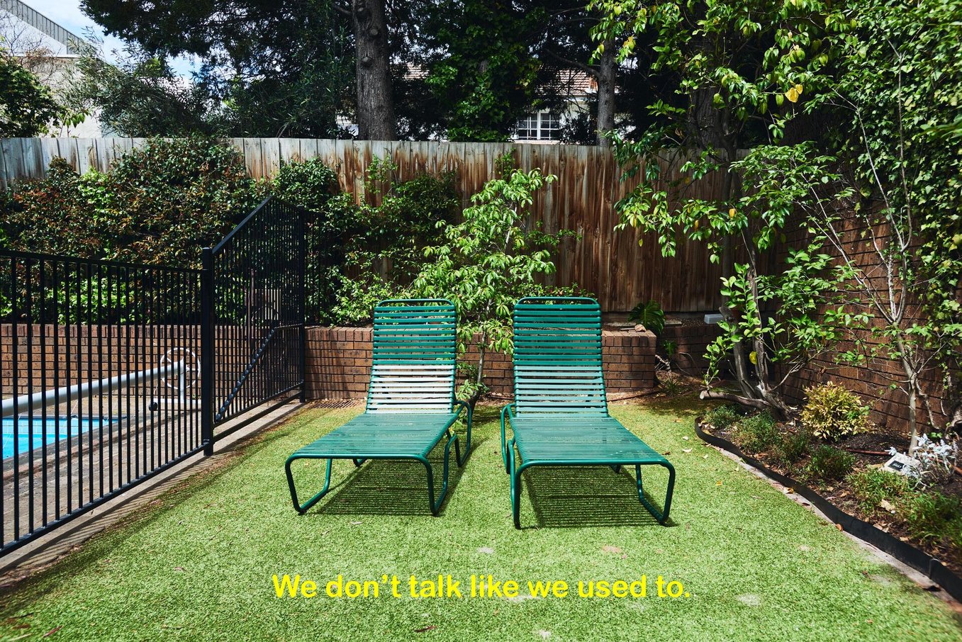 From the We Don't Talk Like We Used To series. Image: © Brent Lukey