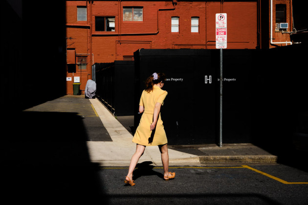 Street Photography is one of his regular practices. From the series Trying To Act Casual series. Image: &copy; Brent Lukey