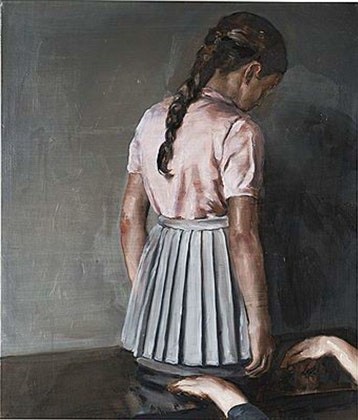 Michael Borremans, The Skirt, 2005.