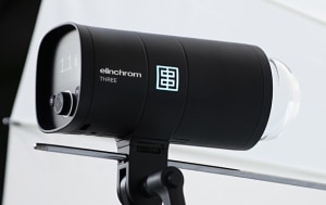 The Elinchrom THREE portable 261W location strobe lights announced
